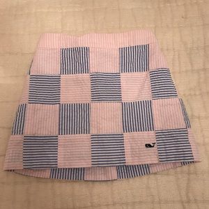 Vineyard vines girls seersucker skirt